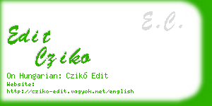 edit cziko business card